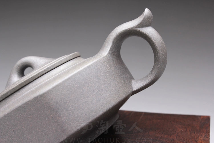 正宗原矿宜兴紫砂壶-小线桥(青灰泥)-许智萍全手工制作-原矿青灰泥紫砂泥料