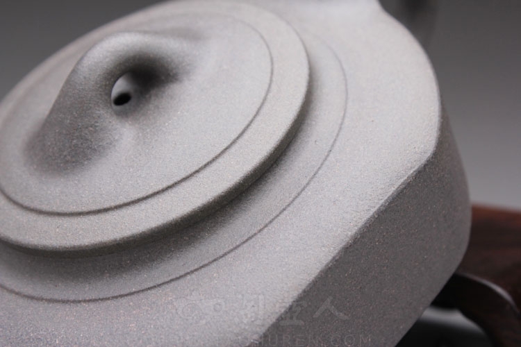 正宗原矿宜兴紫砂壶-小线桥(青灰泥)-许智萍全手工制作-原矿青灰泥紫砂泥料