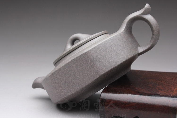 正宗原矿宜兴紫砂壶-小线桥(青灰泥)-许智萍全手工制作-原矿青灰泥紫砂泥料