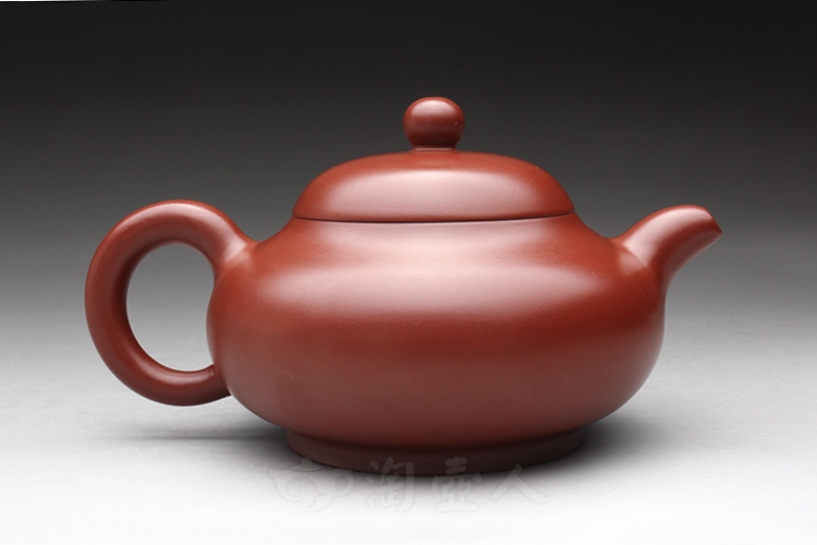 正宗原矿宜兴紫砂壶-大红袍玉乳(刻绘)-范泽洪全手工制作-原矿大红袍紫砂泥料
