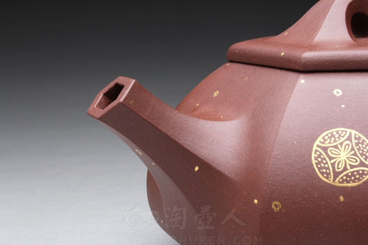 六方石瓢(描金)