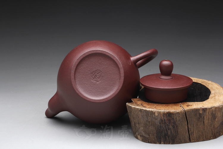 宜兴名家冯勤芳紫砂壶作品《小圆珠壶》原矿全手工优惠全场包邮真品