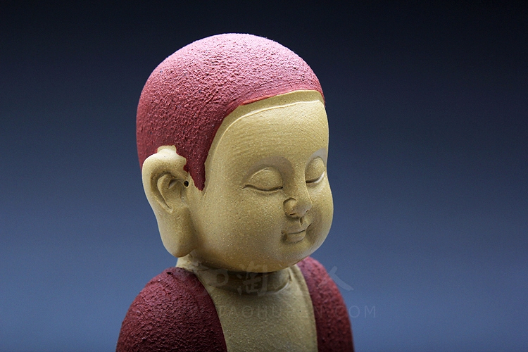 正宗原矿宜兴紫砂壶-观音坐相-民间艺人全手工制作-原矿段泥紫砂泥料