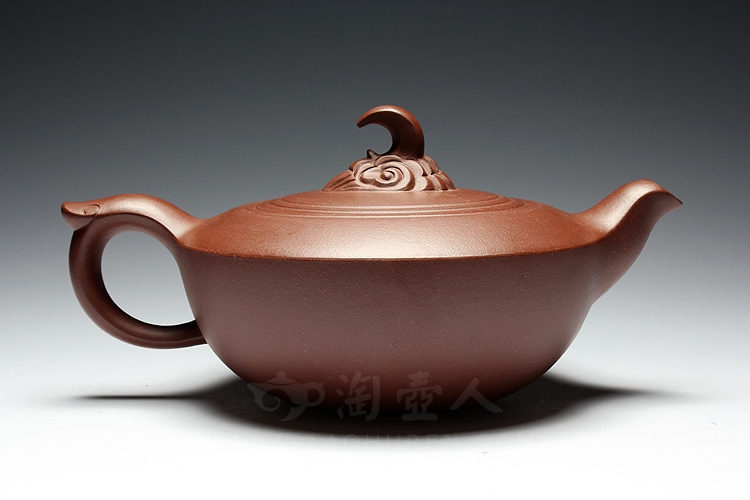 正宗原矿宜兴紫砂壶-清风明月-范建中全手工制作-原矿底槽清紫砂泥料
