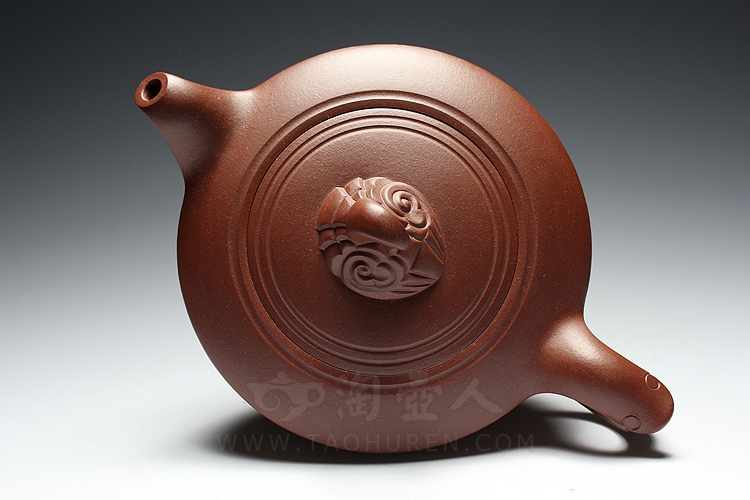 正宗原矿宜兴紫砂壶-清风明月-范建中全手工制作-原矿底槽清紫砂泥料