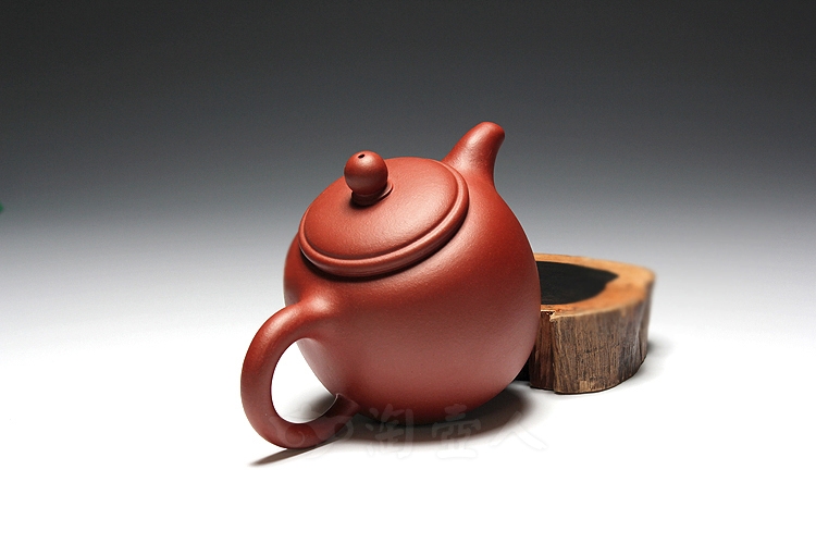 正宗原矿宜兴紫砂壶-八仙(何仙姑)-张萍全手工制作-原矿红清水泥紫砂泥料