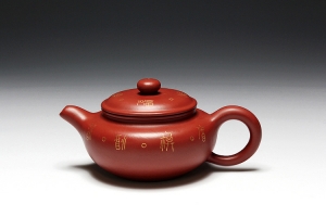 朱泥仿古镶金