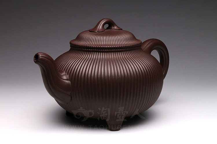 正宗原矿宜兴紫砂壶-大品英雄壶-沈建强全手工制作-原矿紫泥紫砂泥料