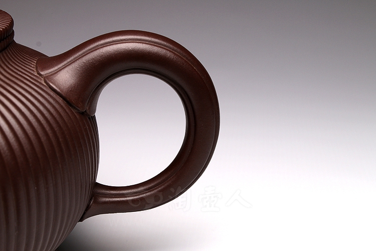 正宗原矿宜兴紫砂壶-大品英雄壶-沈建强全手工制作-原矿紫泥紫砂泥料