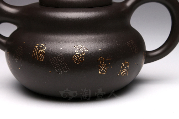 镶金葫芦壶