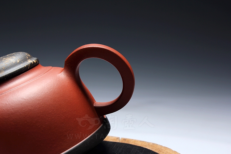 正宗原矿宜兴紫砂壶-满天星-蒋升全手工制作-原矿红泥紫砂泥料