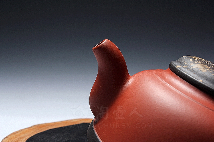 正宗原矿宜兴紫砂壶-满天星-蒋升全手工制作-原矿红泥紫砂泥料