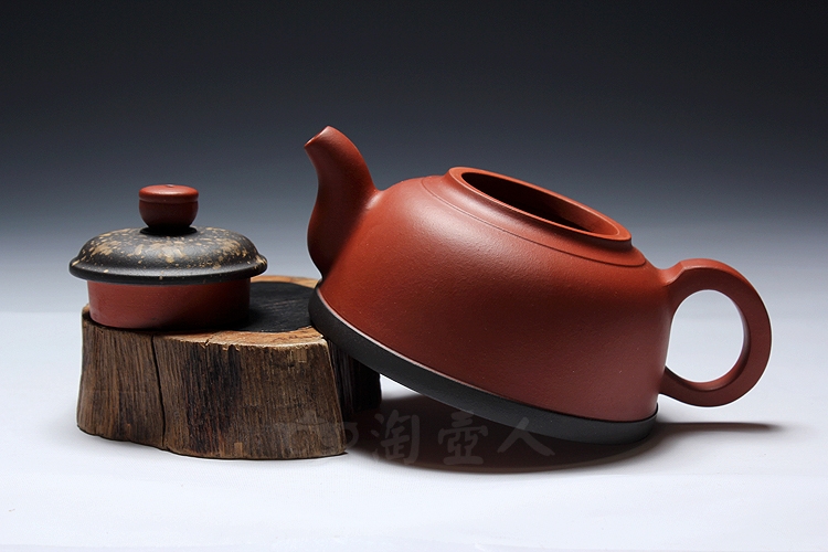 正宗原矿宜兴紫砂壶-满天星-蒋升全手工制作-原矿红泥紫砂泥料