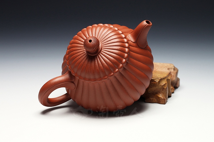 宜兴紫砂壶名家王芳《菊蕾》紫砂壶原矿全手工优惠全场包邮真品保证