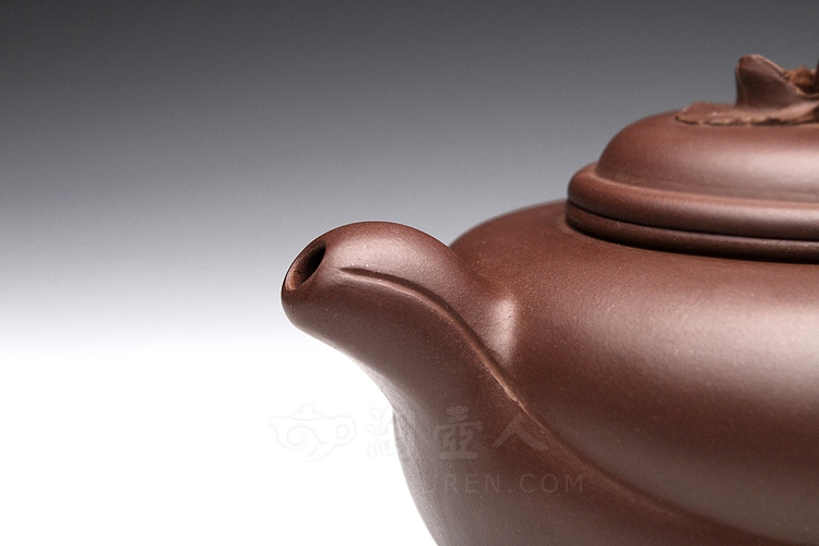 宜兴紫砂壶名家周忠军《花翔》紫砂壶原矿全手工优惠全场包邮真品