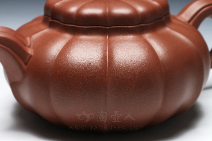 正宗原矿宜兴紫砂壶-金秋十月-蒋小彦全手工制作-原矿底槽清紫砂泥料