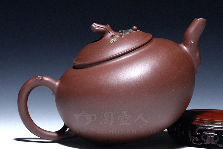 宜兴紫砂壶名家蒋建军《秋韵》紫砂壶原矿全手工优惠全场包邮真品保证