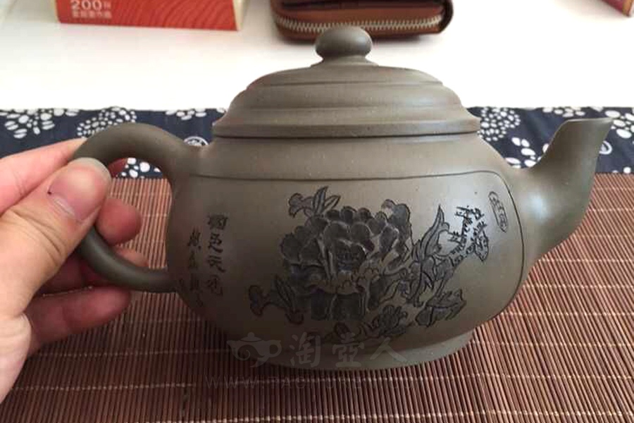 宜兴紫砂壶名家顾治培《促织壶》紫砂壶原矿全手工优惠全场包邮真品