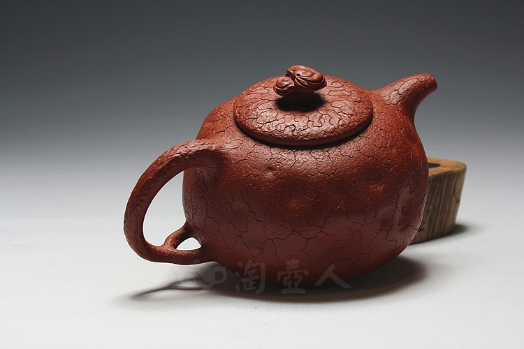 正宗原矿宜兴紫砂壶-供春(大红袍)-徐伟强全手工制作-原矿大红袍朱泥紫砂泥料