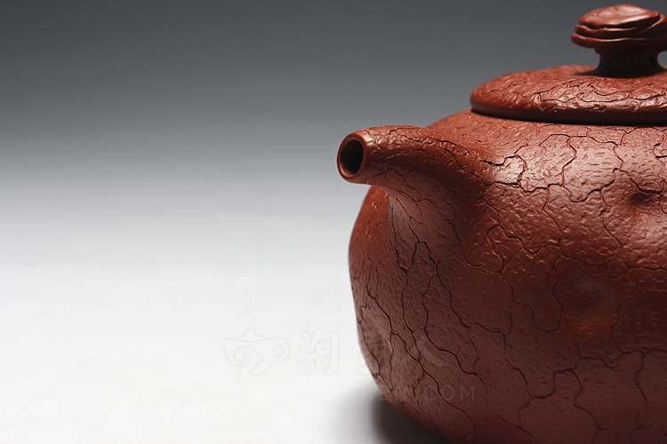 正宗原矿宜兴紫砂壶-供春(大红袍)-徐伟强全手工制作-原矿大红袍朱泥紫砂泥料