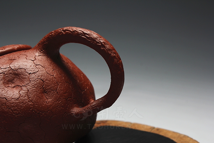 正宗原矿宜兴紫砂壶-供春(大红袍)-徐伟强全手工制作-原矿大红袍朱泥紫砂泥料