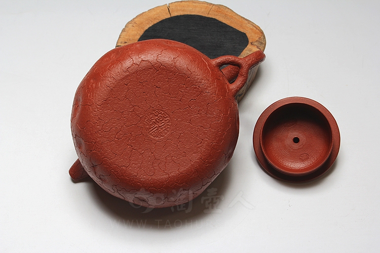 正宗原矿宜兴紫砂壶-供春(大红袍)-徐伟强全手工制作-原矿大红袍朱泥紫砂泥料