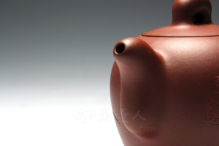 正宗原矿宜兴紫砂壶-大唐遗韵-袁国强全手工制作-原矿底槽清紫砂泥料