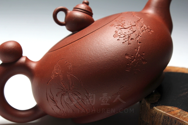 正宗原矿宜兴紫砂壶-子母-崔燕全手工制作-原矿清水泥紫砂泥料
