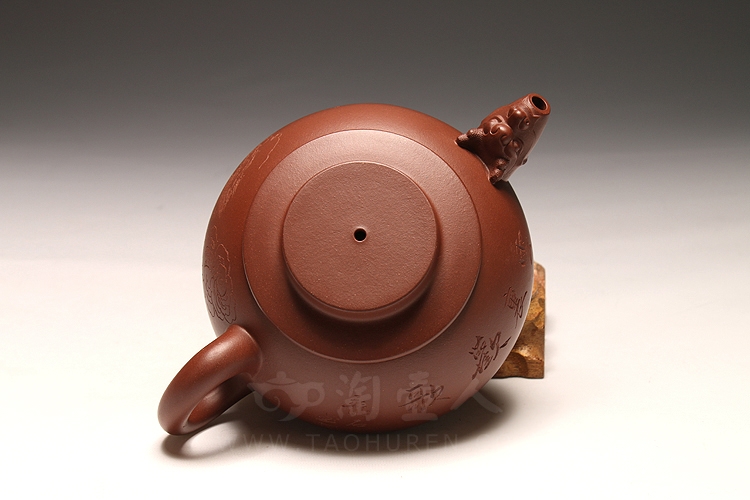 正宗原矿宜兴紫砂壶-龙行天下-汤先武全手工制作-原矿底槽清紫砂泥料