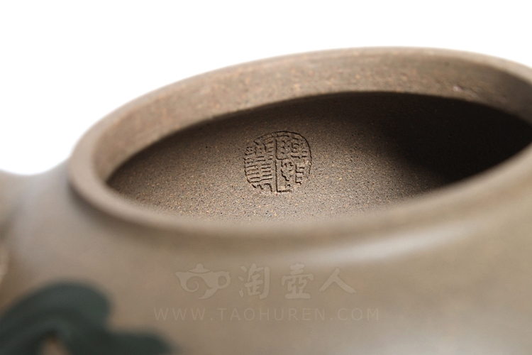 正宗原矿宜兴紫砂壶-上合桃-崔燕全手工制作-原矿老段泥紫砂泥料