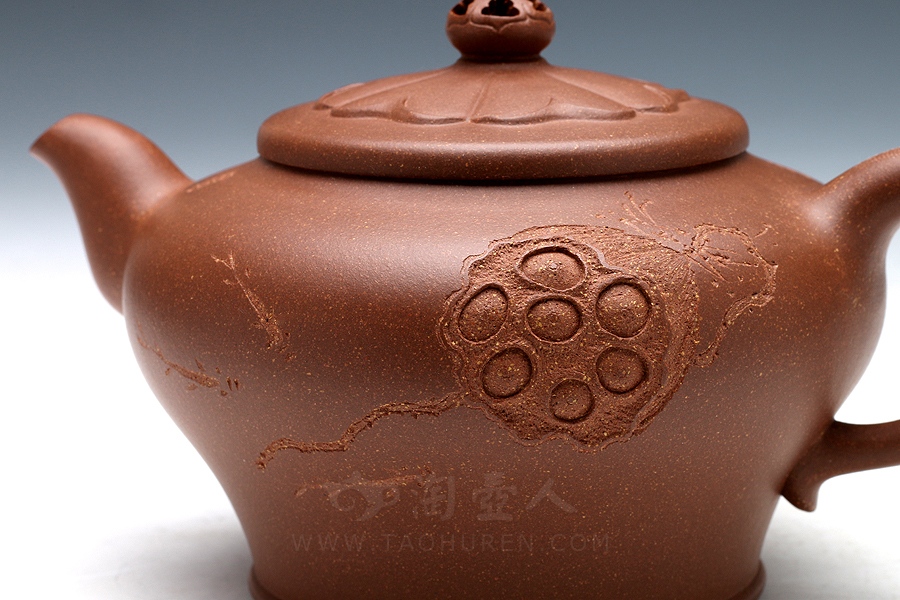 正宗原矿宜兴紫砂壶-茶禅一味-卢宁刚全手工制作-原矿老段砂紫砂泥料