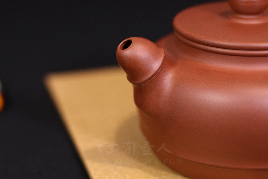 正宗原矿宜兴紫砂壶-新竹-袁国强全手工制作-原矿底槽清紫砂泥料