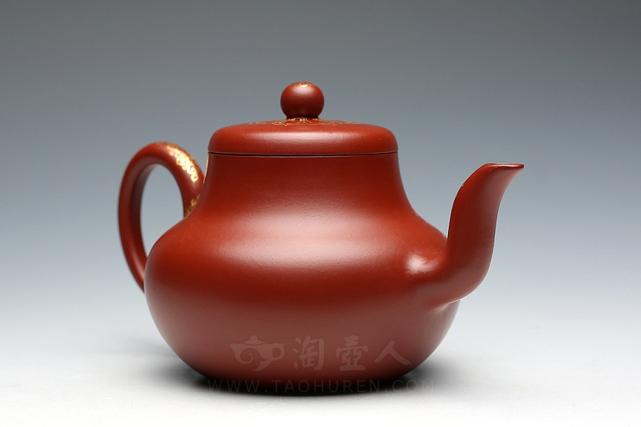 君德(描金)-紫砂壶图片