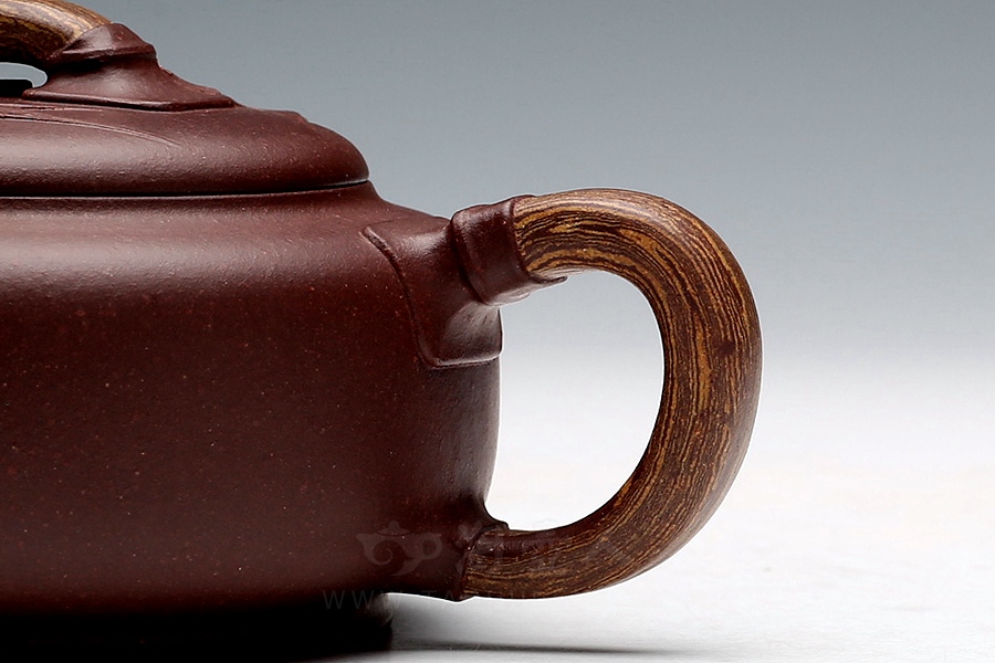 正宗原矿宜兴紫砂壶-君子之交(小)-周伯娟全手工制作-原矿紫泥紫砂泥料