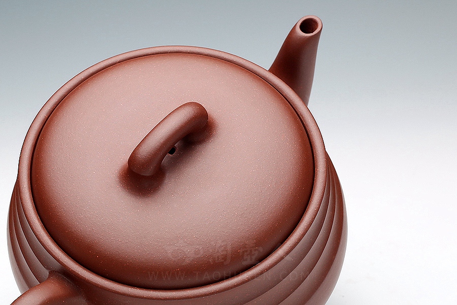 正宗原矿宜兴紫砂壶-竹根三足-袁国强全手工制作-原矿底槽清紫砂泥料