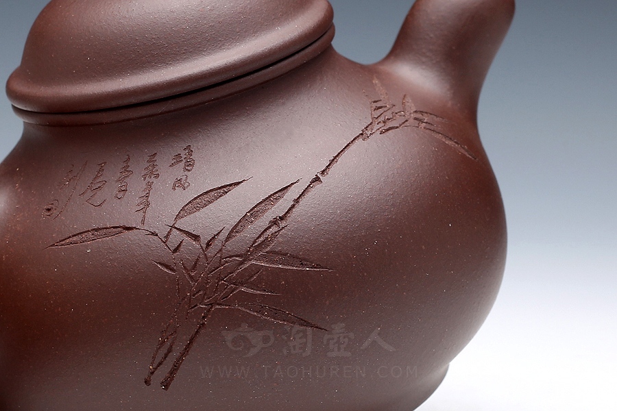 吴锡初制漱石紫砂壶