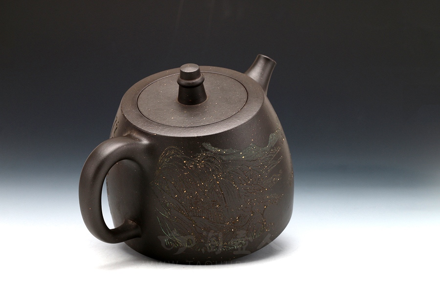 楚汉风云壶】宜兴紫砂壶制壶名家徐俊英紫砂壶大品紫砂壶老紫泥