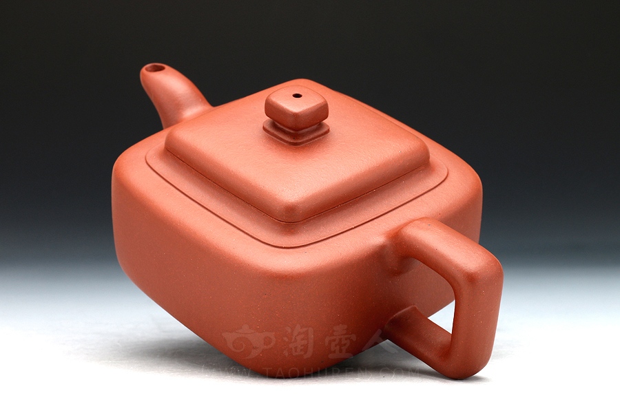 正宗原矿宜兴紫砂壶-小方韵-邵顺生全手工制作-原矿清水泥紫砂泥料