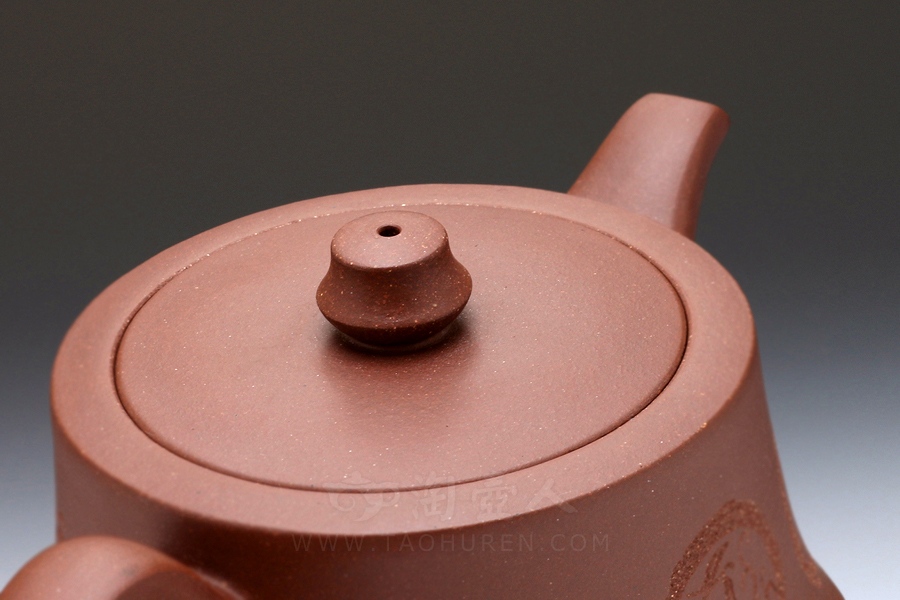 宜兴紫砂壶名家崔燕《柱础》紫砂壶原矿全手工优惠全场包邮真品保证