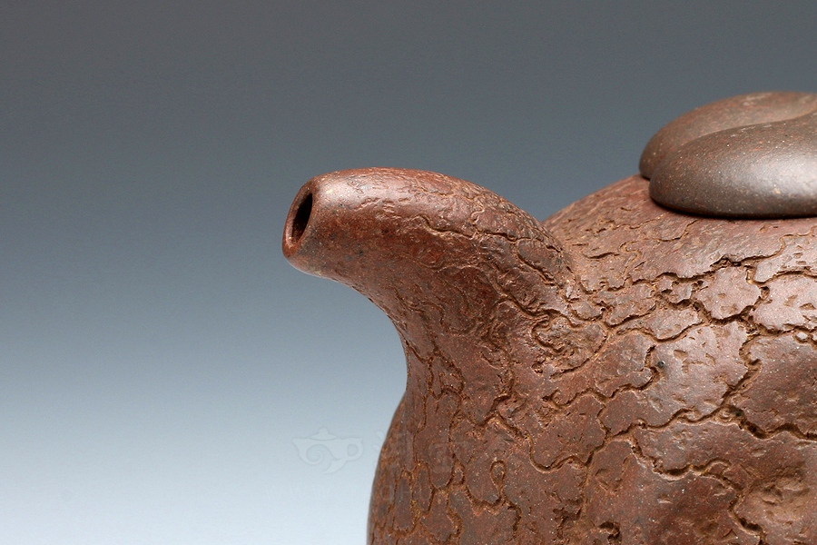 正宗原矿宜兴紫砂壶-供春(四头套组)-沈建宏全手工制作-原矿老紫泥紫砂泥料