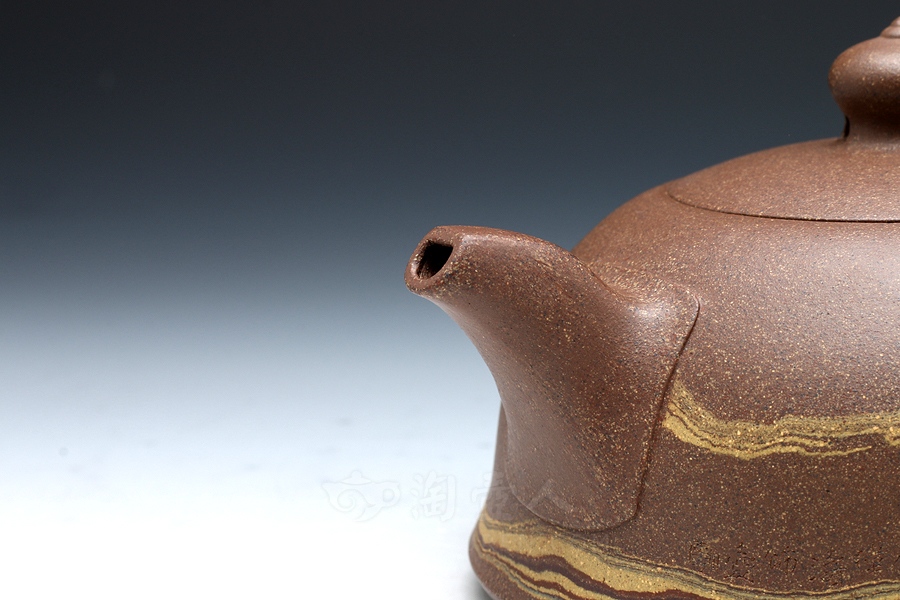正宗原矿宜兴紫砂壶-昭君出塞-周伯娟全手工制作-原矿老段泥紫砂泥料