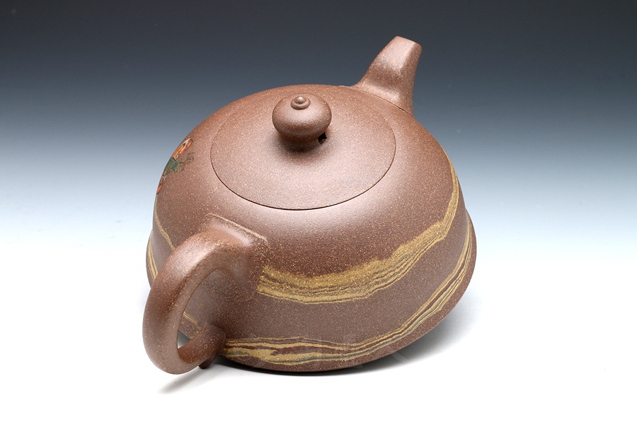 正宗原矿宜兴紫砂壶-昭君出塞-周伯娟全手工制作-原矿老段泥紫砂泥料