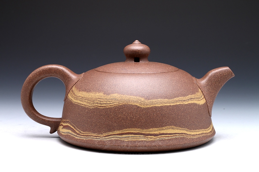 正宗原矿宜兴紫砂壶-昭君出塞-周伯娟全手工制作-原矿老段泥紫砂泥料