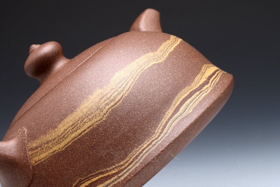 正宗原矿宜兴紫砂壶-昭君出塞-周伯娟全手工制作-原矿老段泥紫砂泥料