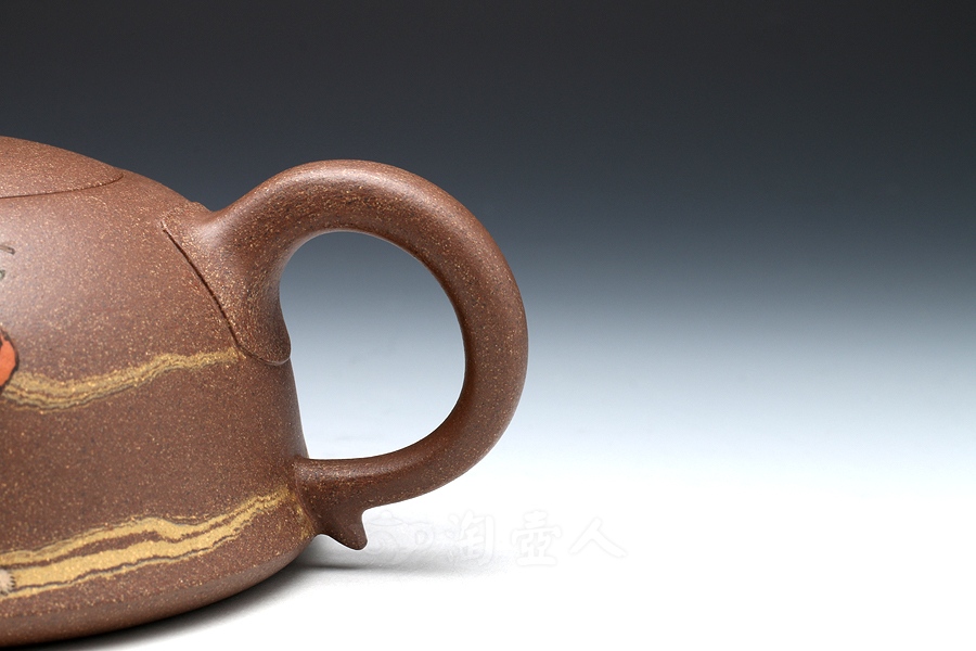 正宗原矿宜兴紫砂壶-昭君出塞-周伯娟全手工制作-原矿老段泥紫砂泥料