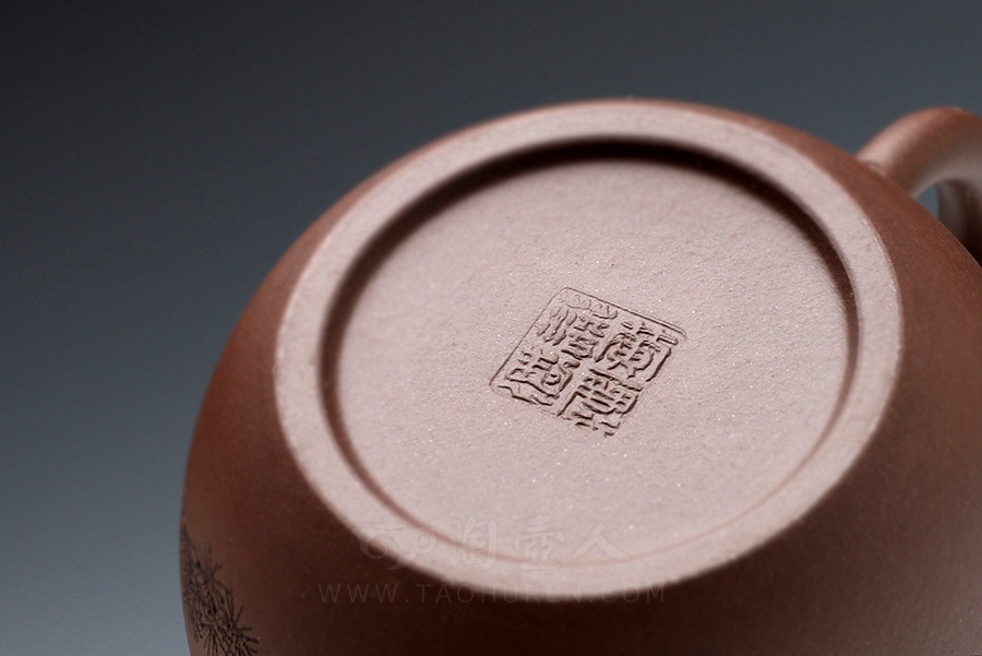 正宗原矿宜兴紫砂壶-中华第一壶-黄丽萍全手工制作-原矿紫泥紫砂泥料