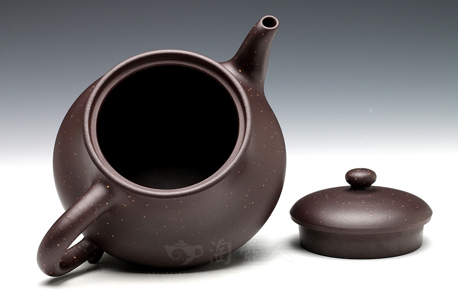 宜兴紫砂壶名家杨军保《金砂箬笠》紫砂壶原矿全手工优惠全场包邮真品