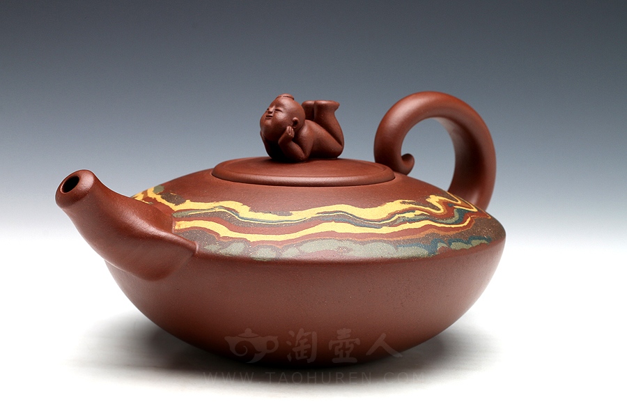 牧童渡水