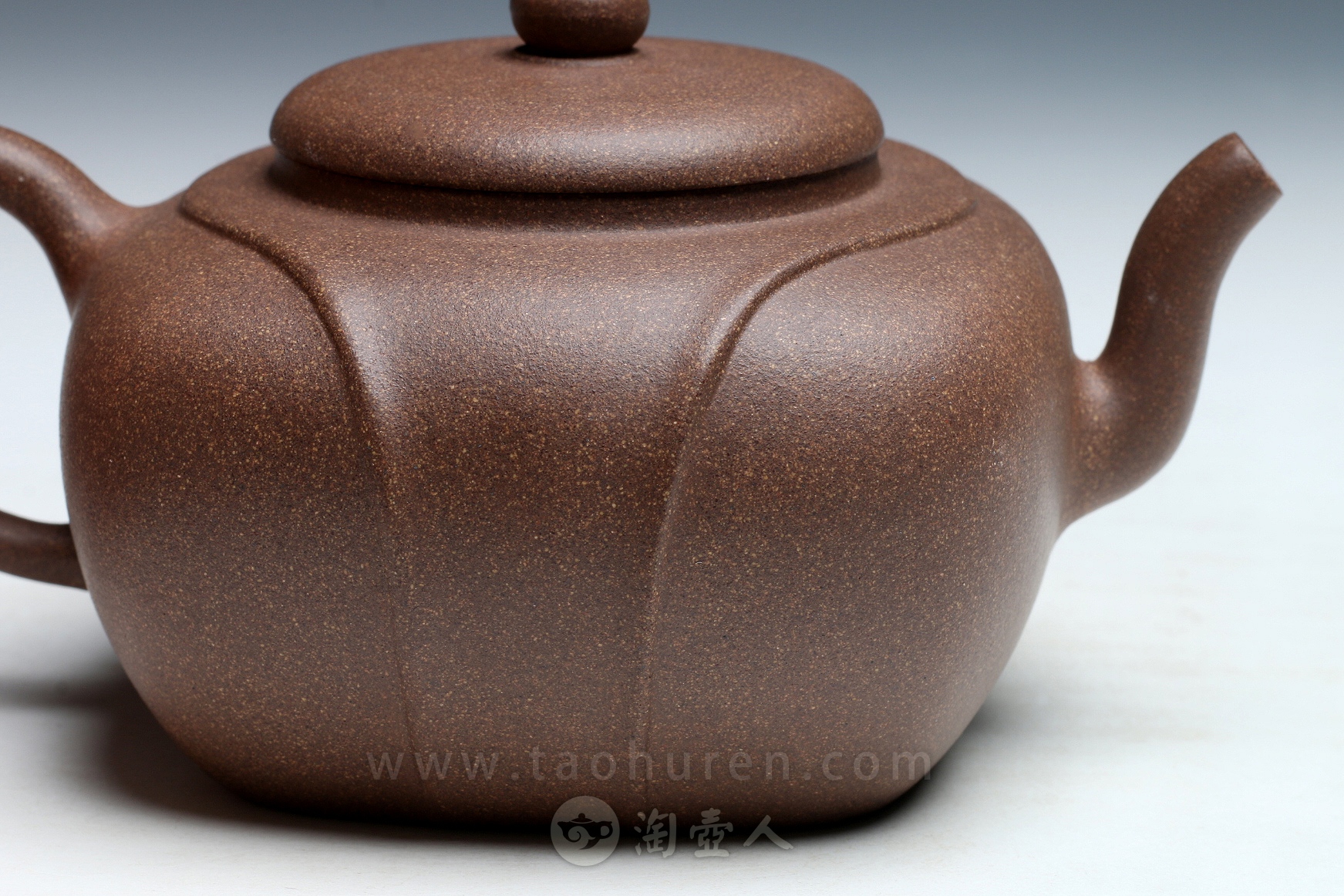 正宗原矿宜兴紫砂壶-浑方玉带-崔燕全手工制作-原矿老段泥紫砂泥料