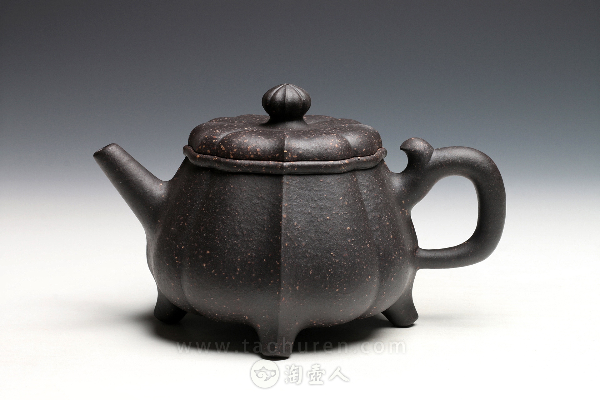 宜兴紫砂壶名家蒋小彦《金秋漫步》紫砂壶原矿全手工优惠全场包邮真品